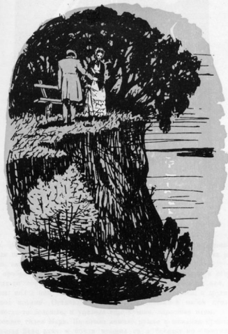 Иллюстрация Д. Боровского к роману Обрыв (Москва, 1958). https://seance.ru/articles/goncharov/ Иллюстрация Д. Боровского к роману Обрыв (Москва, 1958). https://seance.ru/articles/goncharov/
