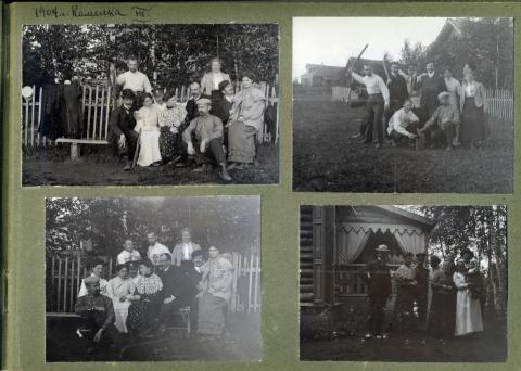 Страница из семейного фотоальбома Кноблоков Страница из семейного фотоальбома Кноблоков
