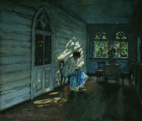Жуковский С. На террасе (1904) Жуковский С. На террасе (1904)