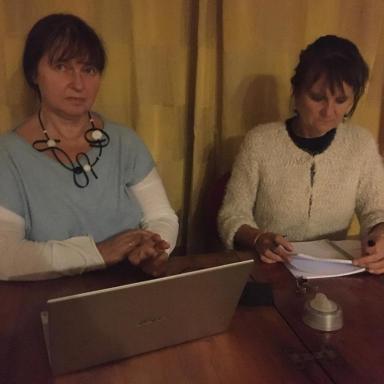 Е.Е. Дмитриева и Д. Савелли в Тулузском университете