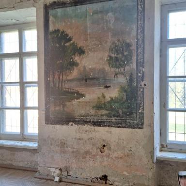 В главном доме усадьбы Глебовых-Стрешневых Знаменское-Раёк