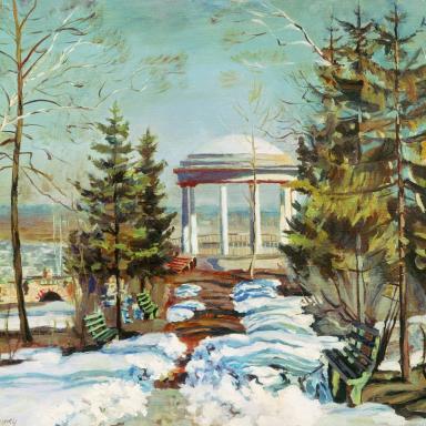 Ранняя весна (Беседка в парке) (1910)