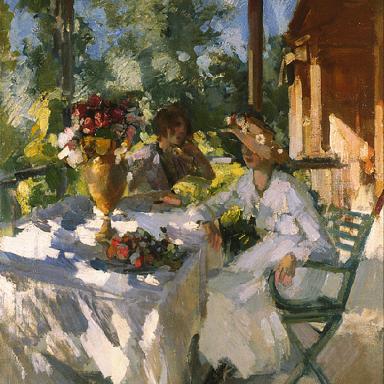 Две дамы на террасе (1911)