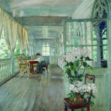 Терраса в поместье (конец 1900-х)