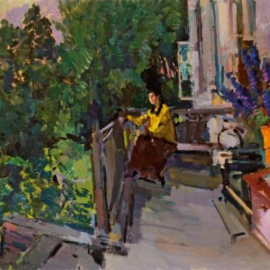 На террасе (1919)
