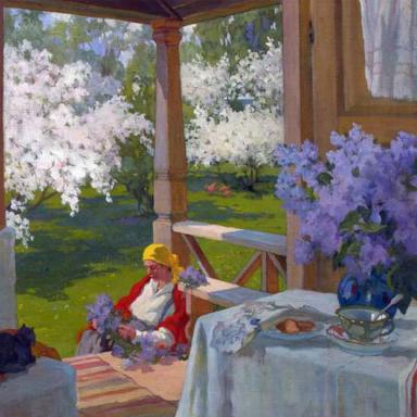 На даче (1910-е)