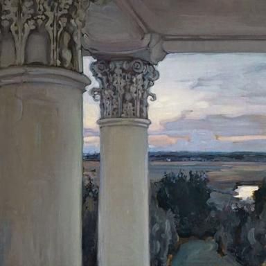 Из окна старого дома Введенское (1897)