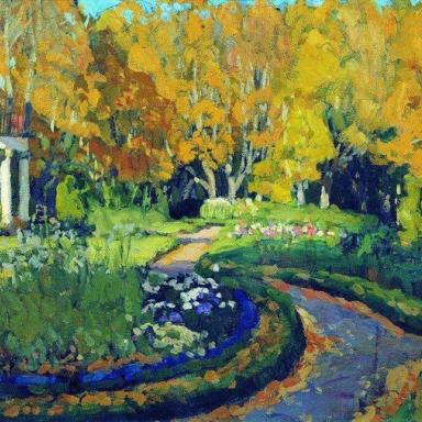 Осень в усадьбе (1909)